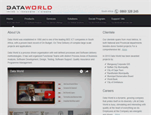 Tablet Screenshot of dataworld.co.za